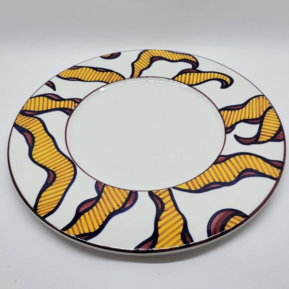 Este Ceramiche Italy For  Tiffany  12 7/8" Round Plate - Picture 5 of 8